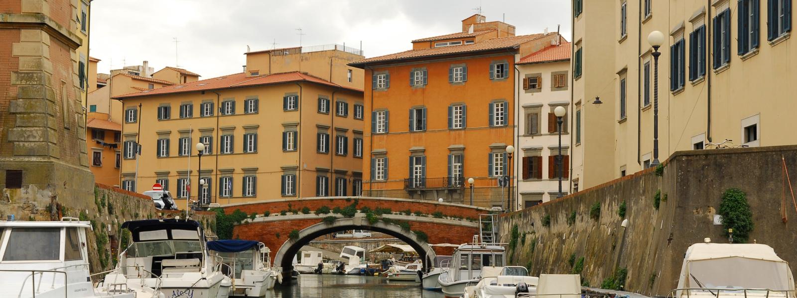 Livorno, Italy. Embankment