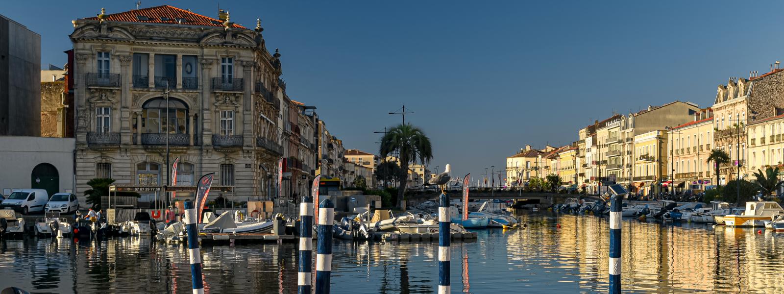 Sète, France. Embankment