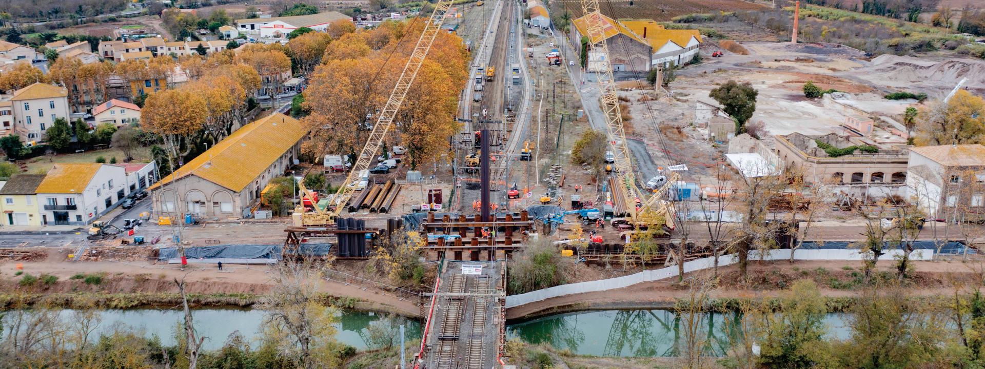 Removal of a level crossing, Agde, 15-Nov_2021©Claudecruells