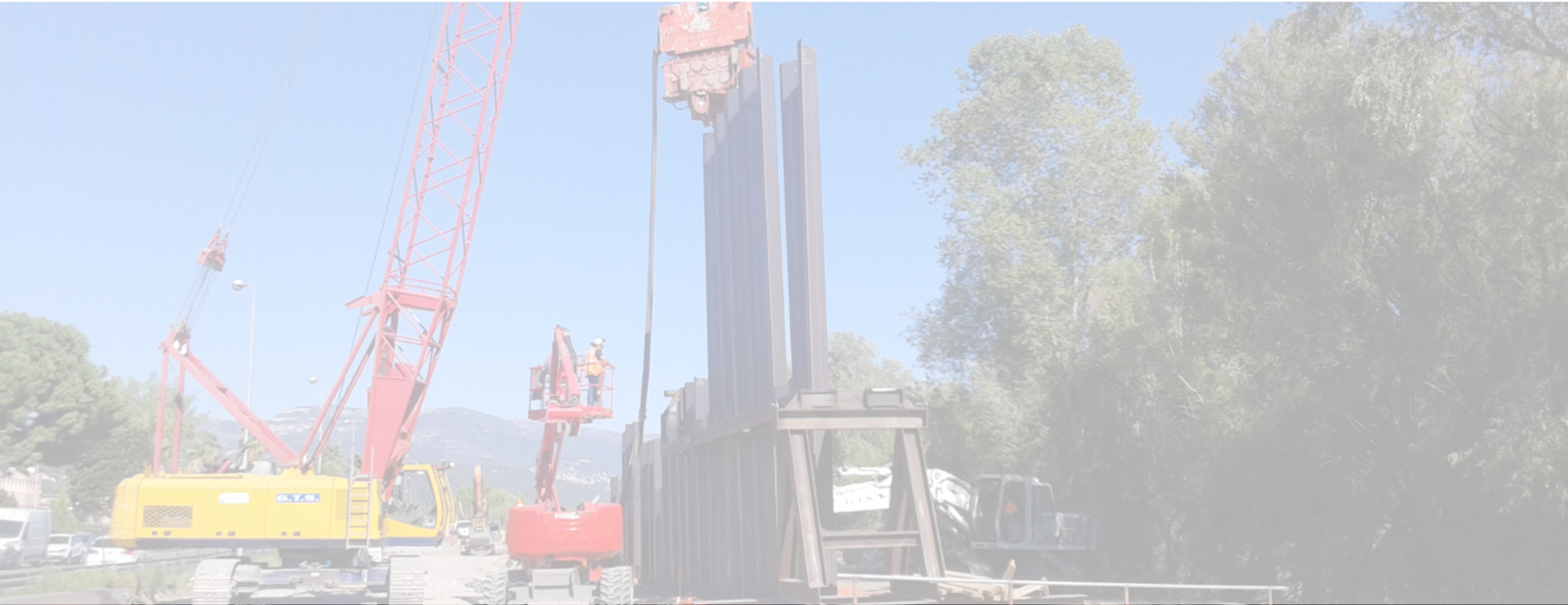 st laurent du Var - dyke reinforcement project photo