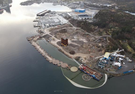 Construction of a fishing terminal Port of Egersund | Norway