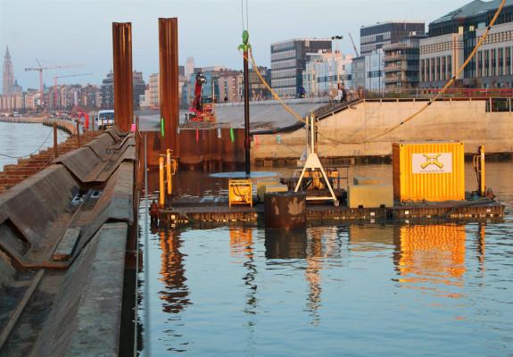 port of Antwerp in Belgium