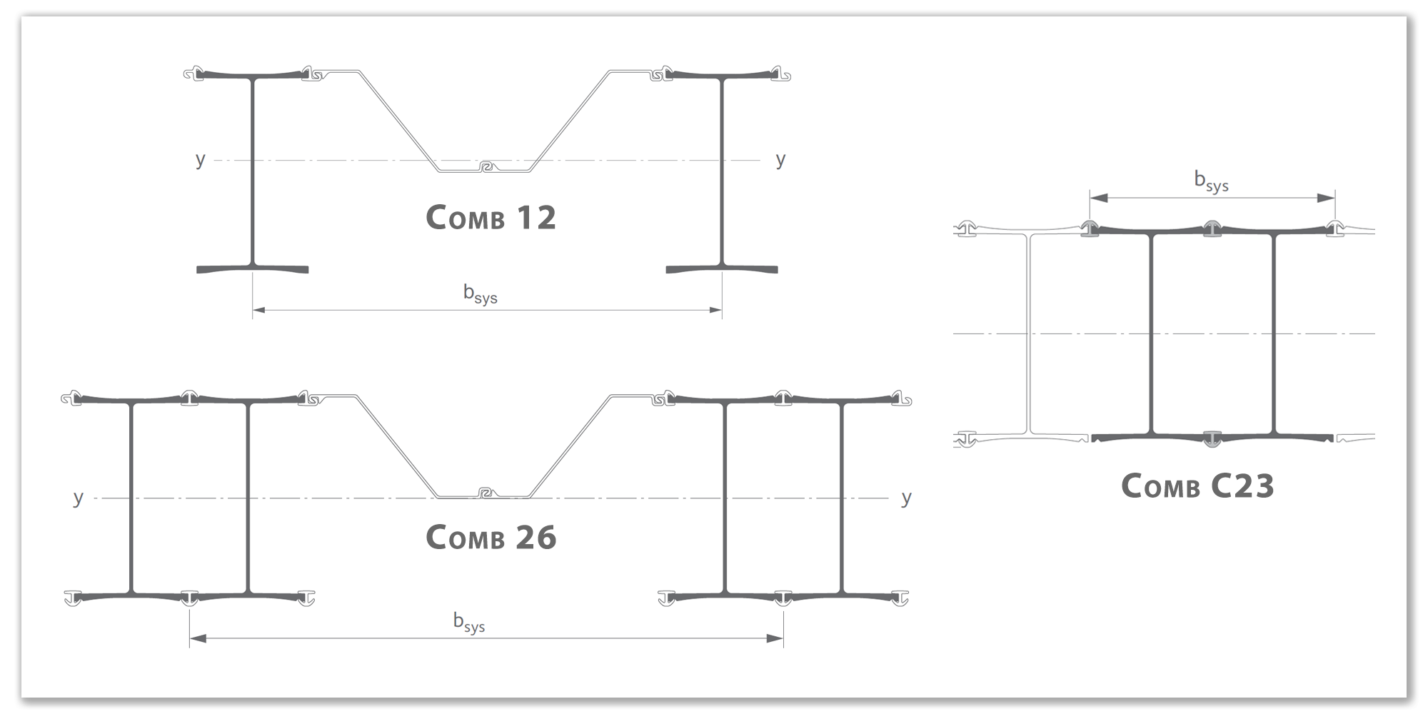 HZ-M Combinations - sketch | ArcelorMittal Sheet Piles